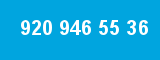 920 946 55 36 920 946 55 36